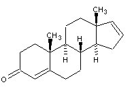 molecular structure of androstadienone